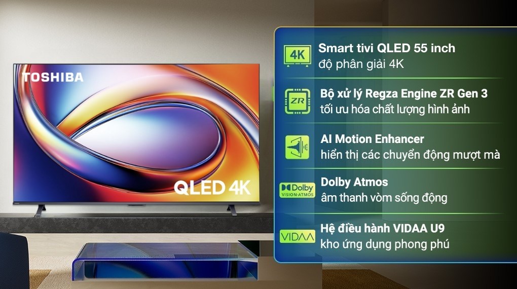 Smart Tivi Toshiba 4K 55 inch 55M450RP
