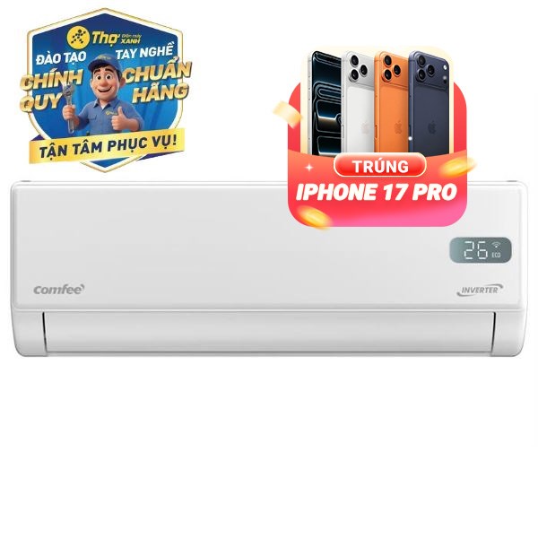Máy lạnh Comfee Inverter 1.5 HP CFS-13VGX