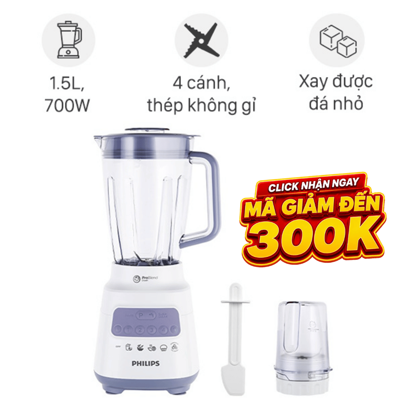 Máy xay sinh tố đa năng Philips HR2221/00
