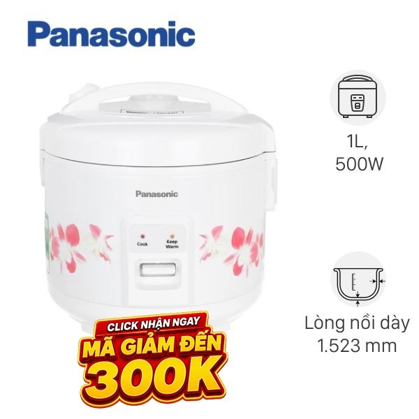 Nồi cơm nắp gài Panasonic 1 lít SR-MVN10FRAX