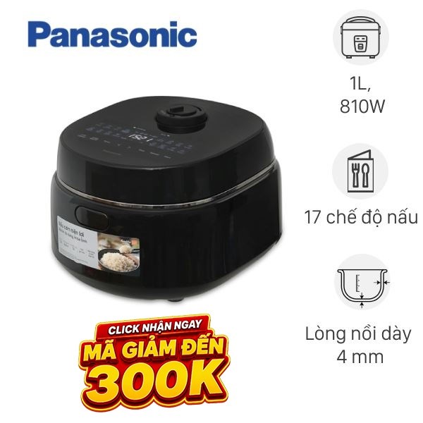 Nồi cơm điện tử Panasonic 1 lít SR-DM104KRA