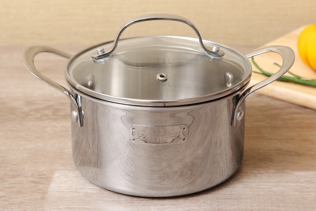Nồi Inox 3 lớp đáy liền Tri-Max Elmic 2353732(18cm)