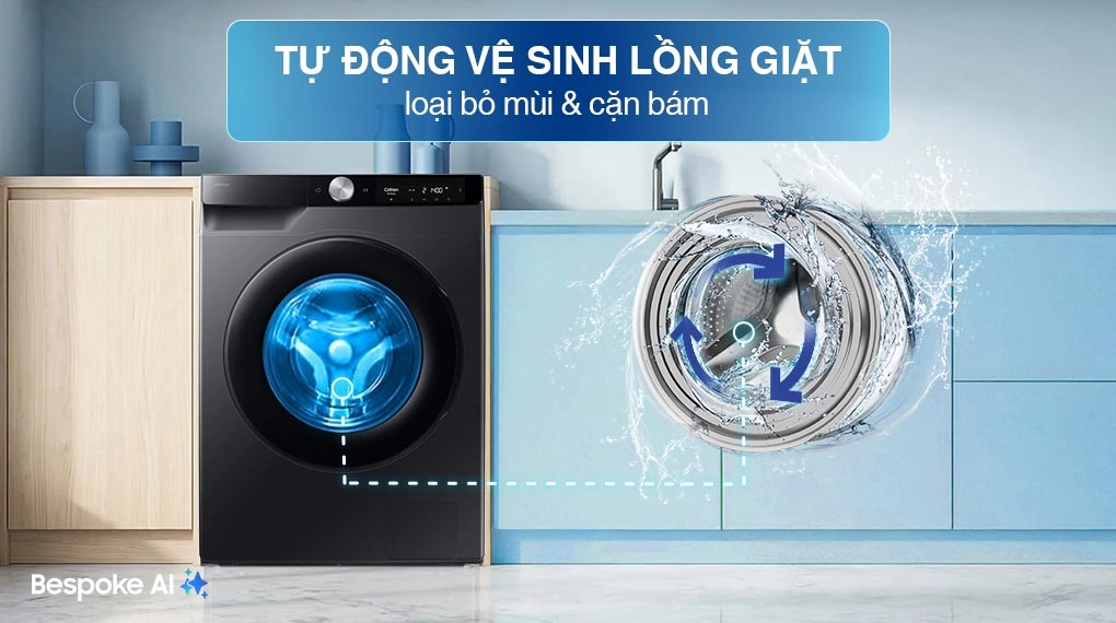 Máy giặt Lồng ngang Samsung Inverter 12 kg WW12CG604DLBSV