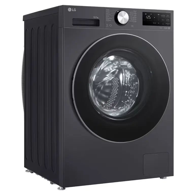 Máy giặt sấy lồng ngang LG AI DD™ Inverter 12/7kg than ánh kim FX1412D5G