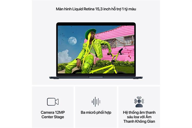 Macbook Air M5 13 MDHG4SA/A Midnight /Apple M5 chip with 10‑core CPU and 10‑core GPU, 24GB, 1TB SSD
