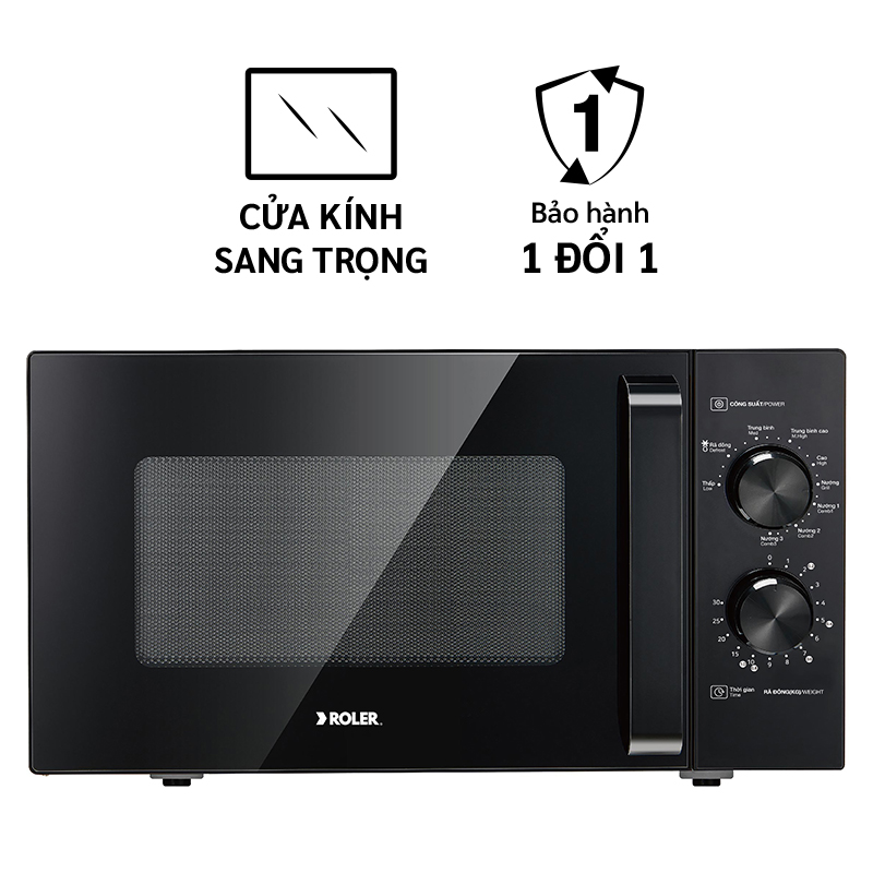 Lò vi sóng có nướng Roler RM-3214 (23 Lít, 900W/1000W)