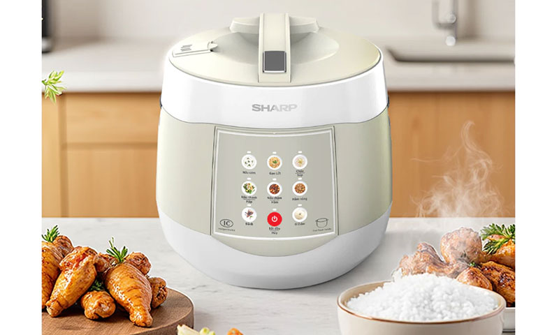 Nồi cơm điện tử 1,8L Sharp KS-COM1875I-RS