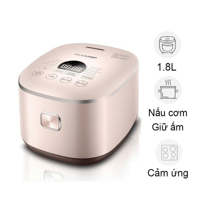 Nồi cơm điện tử cao tần 1,8L Sharp KS-IH181V-RG