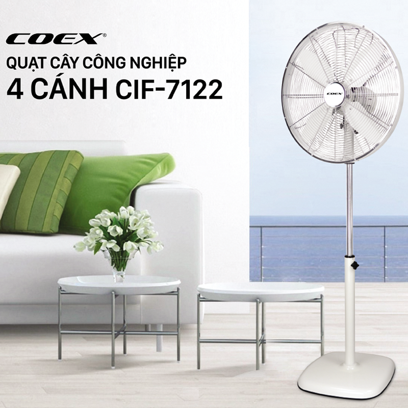 Quạt cây COEX Công nghiệp 4 cánh – CIF-7122