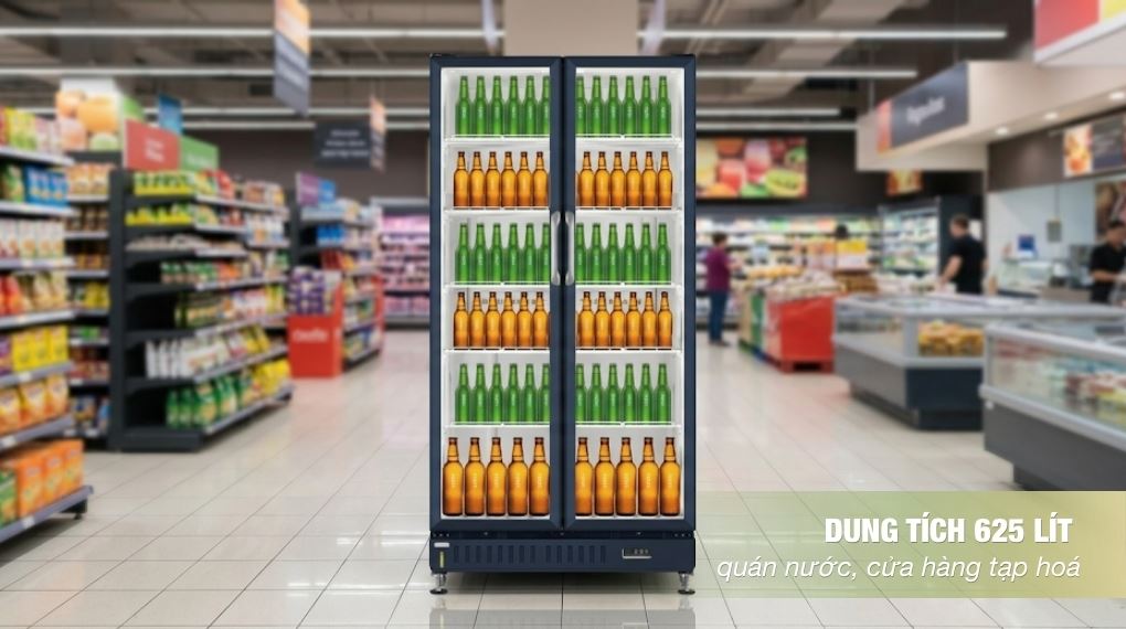 Tủ mát 2 cánh Aqua 625 Lít AQS-AF760H