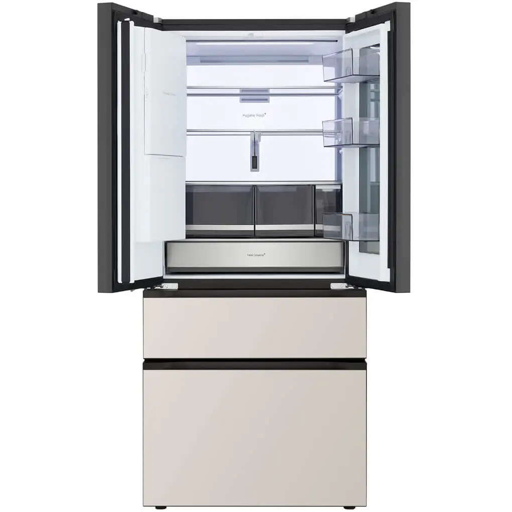 Tủ lạnh LG Inverter French Door InstaView mặt gương màu be 550 Lít F53EGR