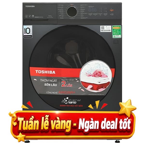 Máy giặt sấy Toshiba Inverter giặt 13 kg - sấy 8 kg TWD-T21BU140UWV(MG)