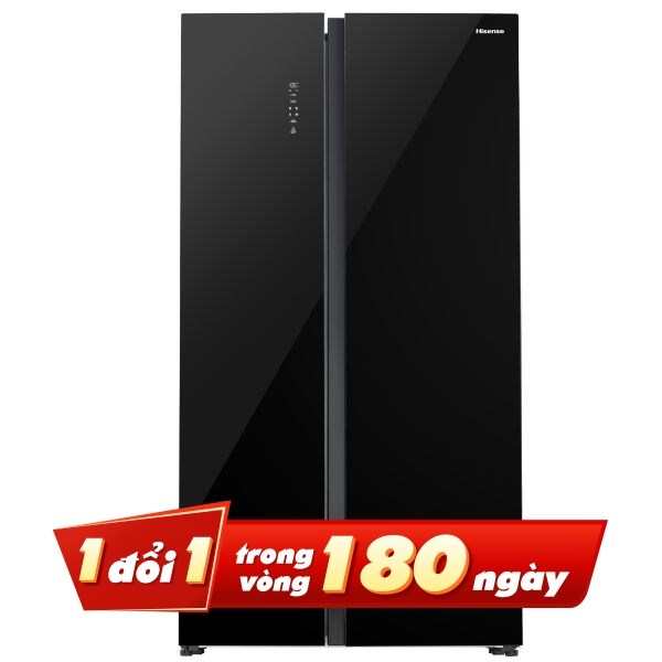 Tủ lạnh Hisense Inverter 544 lít Side By Side RS708N4EBU